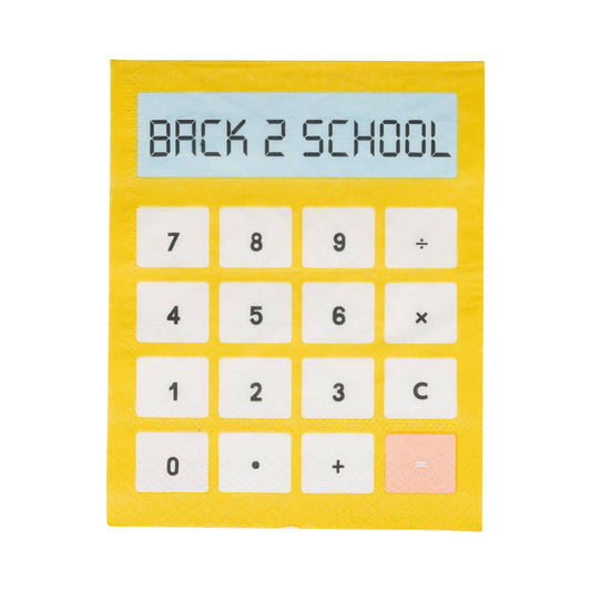 Calculator Paper Guest Napkin