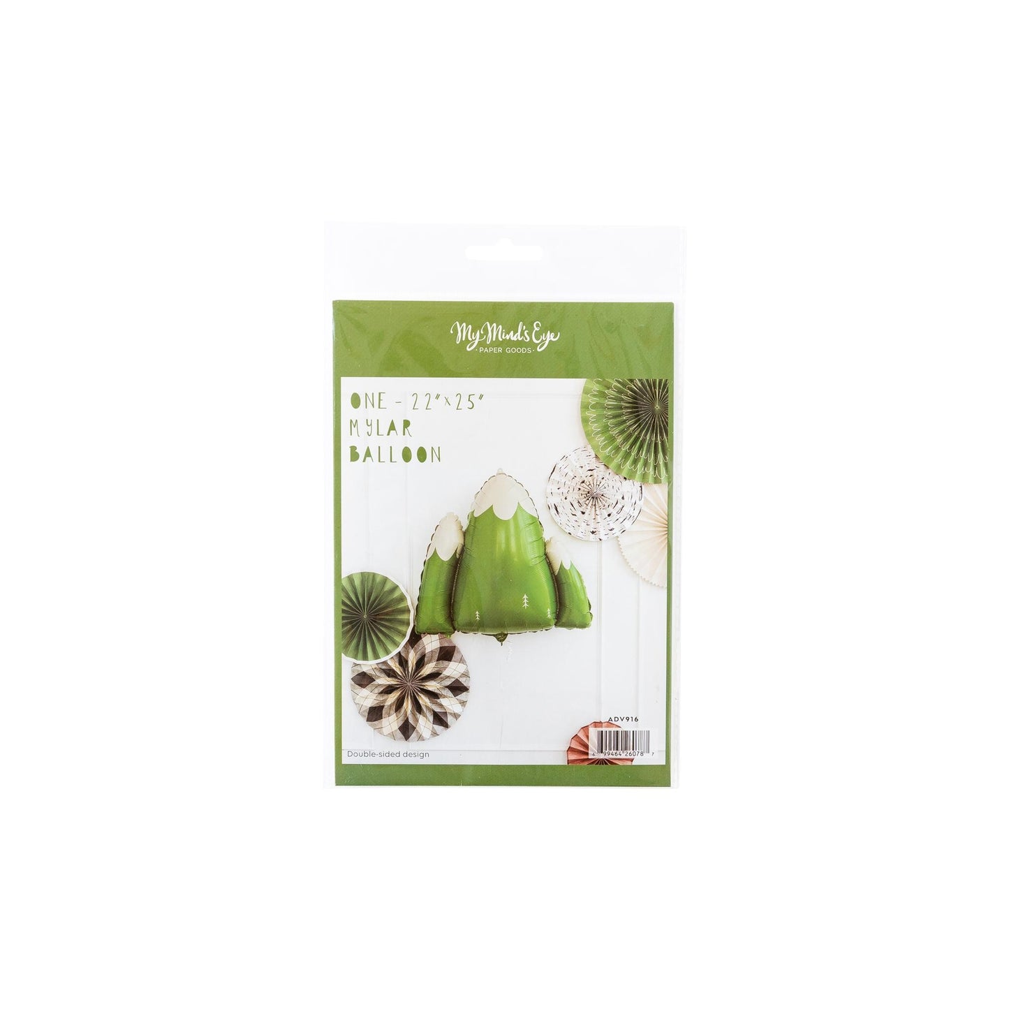 Mountain Shape Mylar Balloon