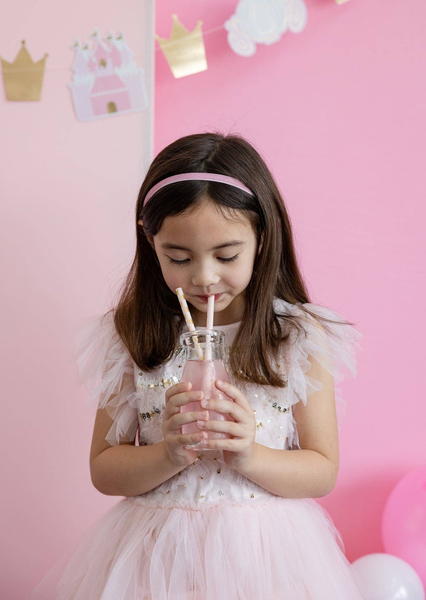 Princess Reusable Straws 12 ct