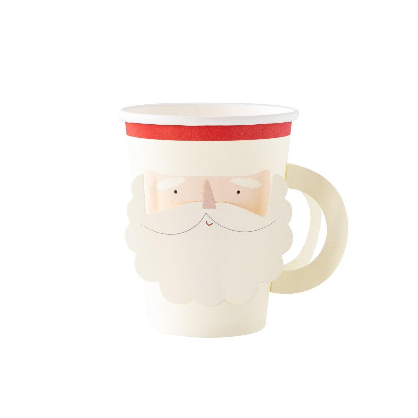 Believe Santa Face With Handle Paper Party Cup 12 oz. 8 ct.