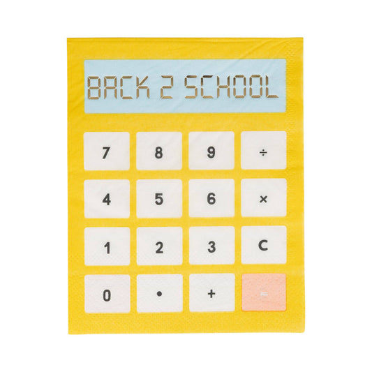Calculator Paper Guest Napkin