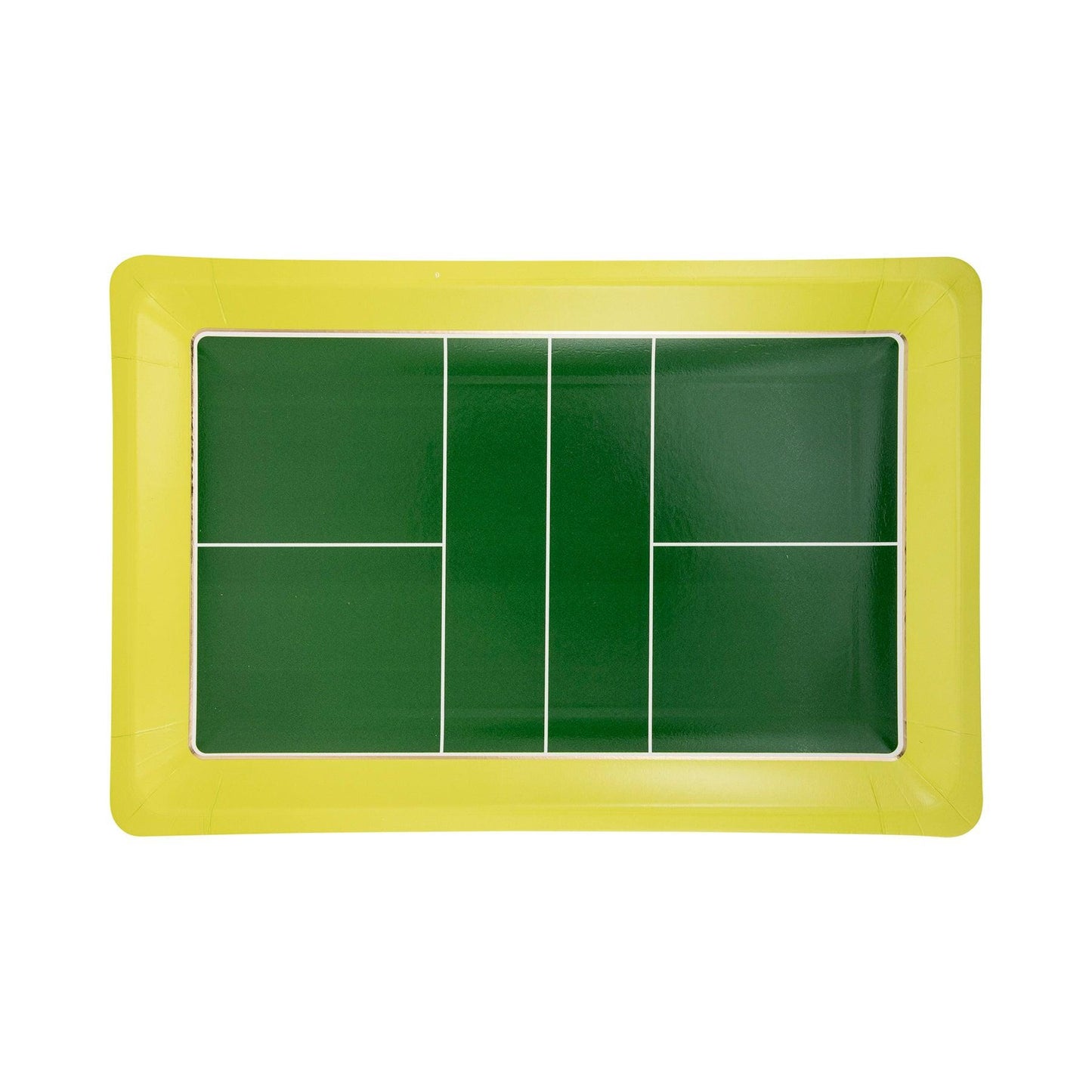 Pickleball Court Shaped Paper Plate 8 ct.