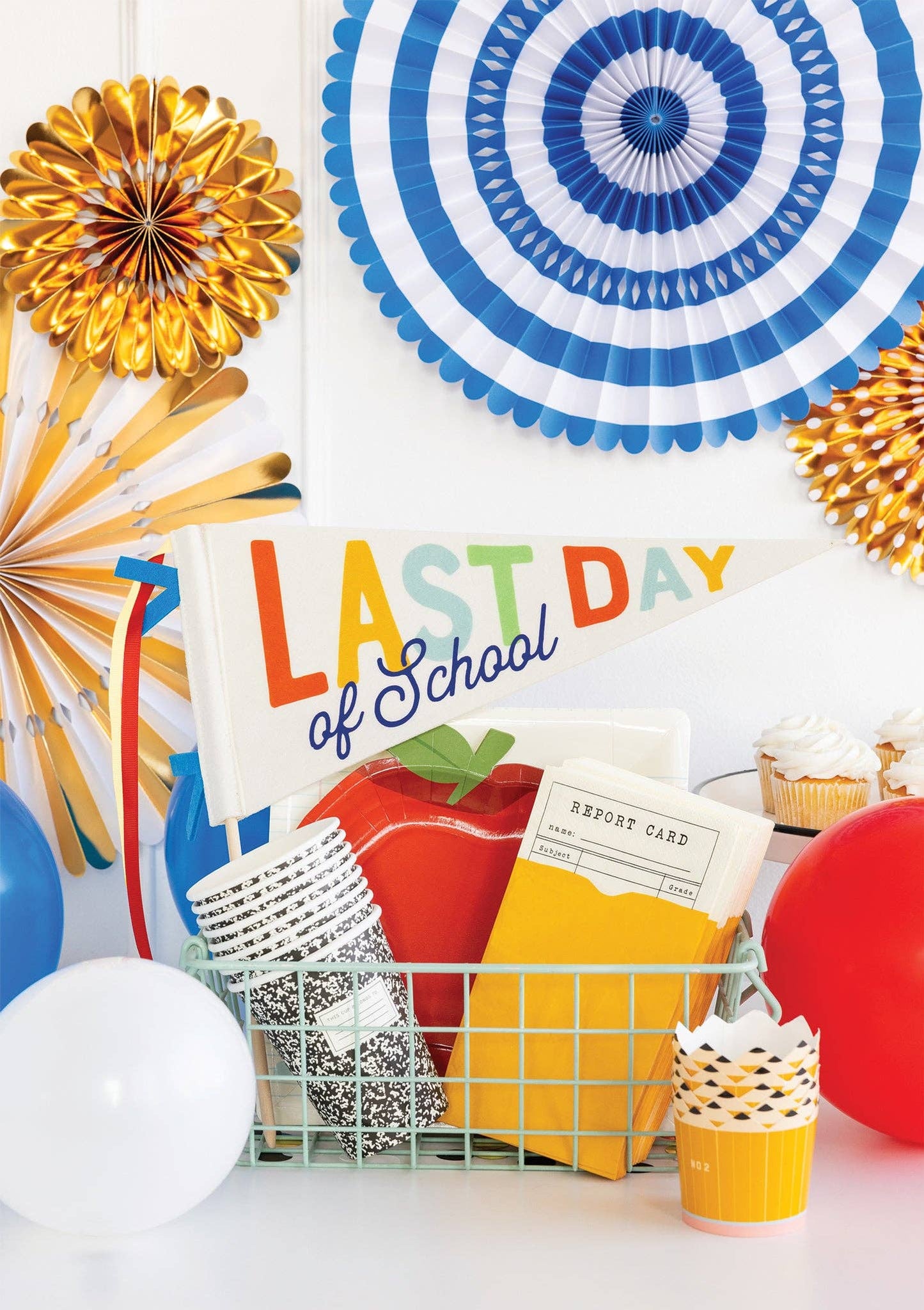 Back To School Composition Paper Cups