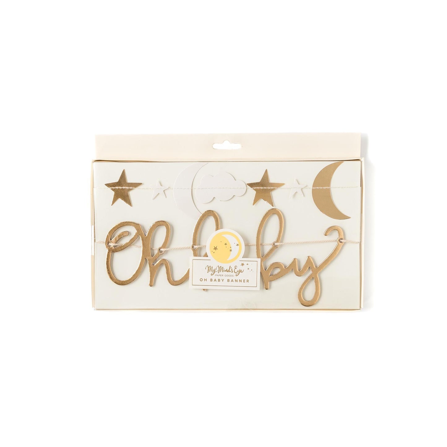 Oh Baby Banner & Garland, Baby Shower Banner